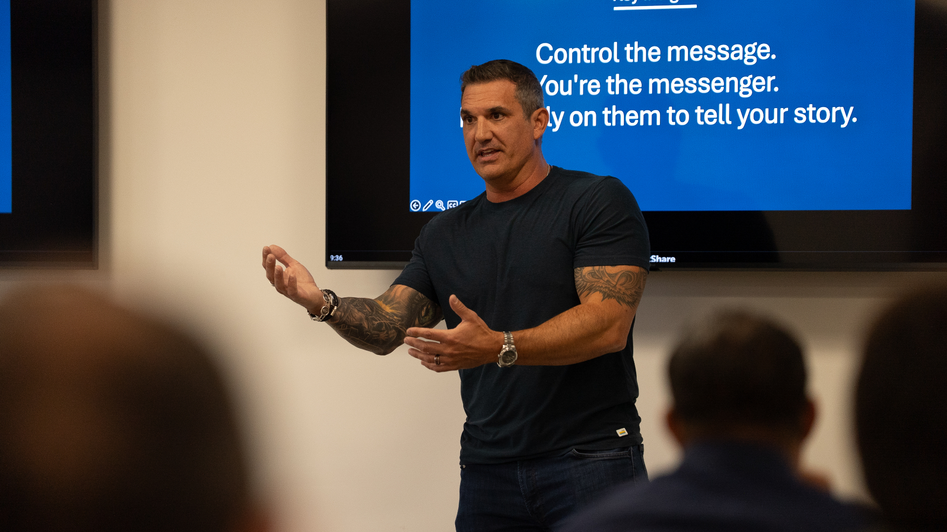 Jason Jordan teaching a live masterclass